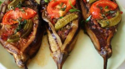 Баклажаны запеченные в духовке с мясом по-турецки — гениально просто и вкусно
