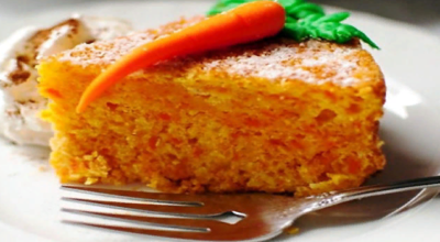 Вкусный кекс из моркови