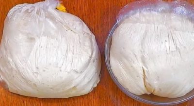 Как сделать отличное дрожжевое тесто, не прикасаясь к нему: и тесто готово, и руки чистые