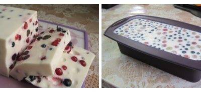 Невероятно вкусный сметанный десерт с ягодами (сметанный торт-желе)